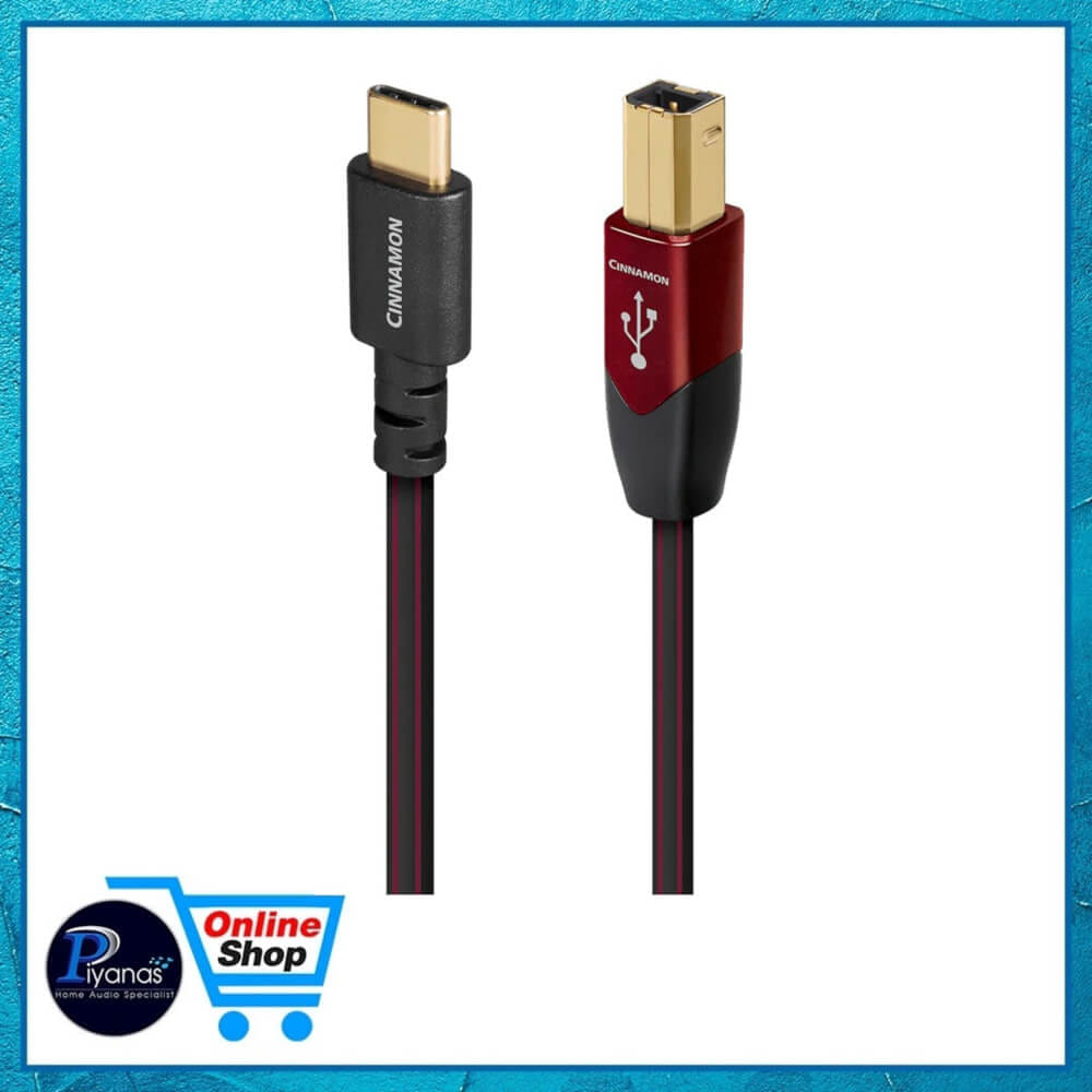 สาย USB AUDIOQUEST : USB-CINNAMON (C TO B) (USB 2.0) (1.5M)